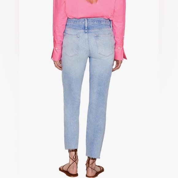 Frame Jeans Women’s 27 Le High Straight Jean Kerwin Light Wash - Picture 3 of 12